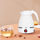 Jarra Chaleira Eletrica Silicone Retratil 600ml  Portatil Via