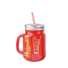 Jarra Com Canudo Drink Cocktail 500ml Vitrizi - 1 Unidade