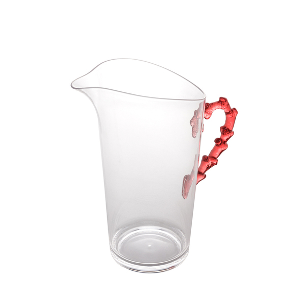 Jarra De Acrílico Coral Vermelho 2,4 Litros