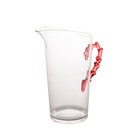 Jarra De Acrílico Coral Vermelho 2,4 Litros