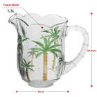 Jarra De Cristal Lyor Palm - Hand Painting (1 3 Litros)