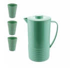 Jarra de Plástico com Tampa para Suco e Água 1.8 Litro com 4