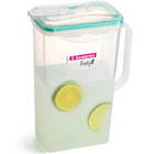 Jarra De Plástico Para  Água Suco 1,5l Com Tampa Hermética Co