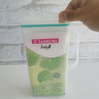 Jarra De Plástico Para  Água Suco 1,5l Com Tampa Hermética Co