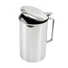 Jarra De Suco Inox 2l Tampa E Aparador De Gelo Água Refresco