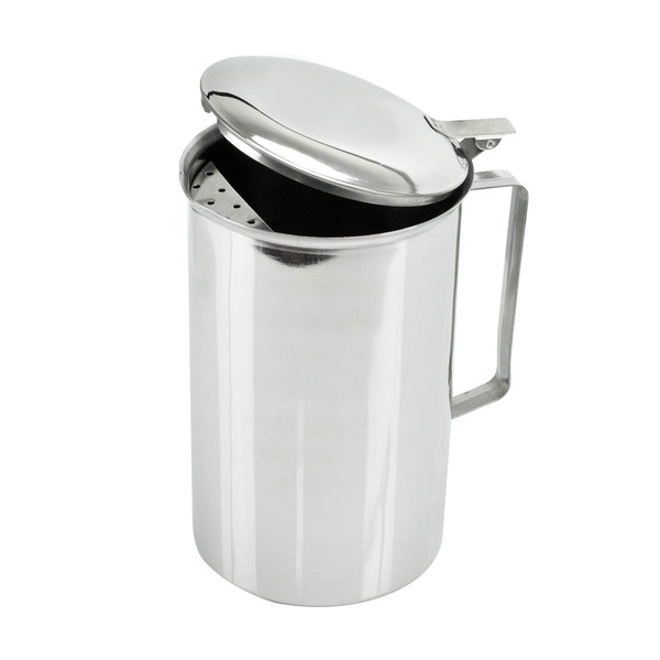 Jarra De Suco Inox 2l Tampa E Aparador De Gelo Água Refresco