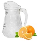 Jarra De Vidro 1300ml Transparente - Alça, Bico E Tampa Para