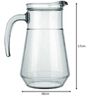 Jarra De Vidro 780ml Bar Para Água E Sucos - Nadir