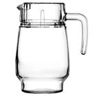 Jarra De Vidro  Para Suco E Água Com Tampa Transparente 1,4l