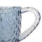 Jarra De Vidro Abacaxi Azul 1,2l - Javi026