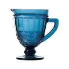 Jarra De Vidro Azul 14cm X 20cm  1l