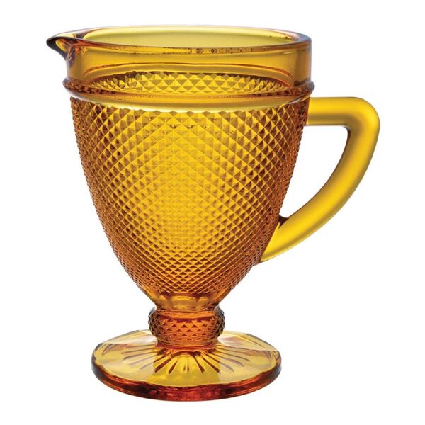 Jarra De Vidro Bico De Jaca Amarelo 15cm X 20cm X 11 5cm