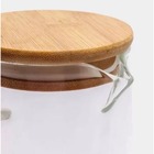 Jarra De Vidro Borossilicato Com Tampa Bambu 1litro