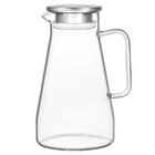 Jarra De Vidro Com Tampa De Inox Borossilicato Mercury 1,5l -
