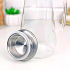 Jarra De Vidro Com Tampa De Inox Borossilicato Mercury 1,5l -