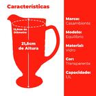 Jarra De Vidro Cristal Equilíbrio 1,1l