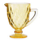 Jarra De Vidro Diamante 1,2l Colors Amarelo