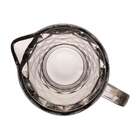 Jarra De Vidro Diamond Cinza Metalizado 1l Lyor 1427