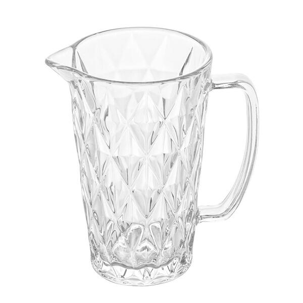 Jarra De Vidro Diamond Transparente 1,2l - Lehaví