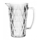 Jarra De Vidro Diamond Transparente 1l