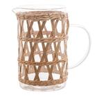 Jarra De Vidro E Fibra Natural 1 Li