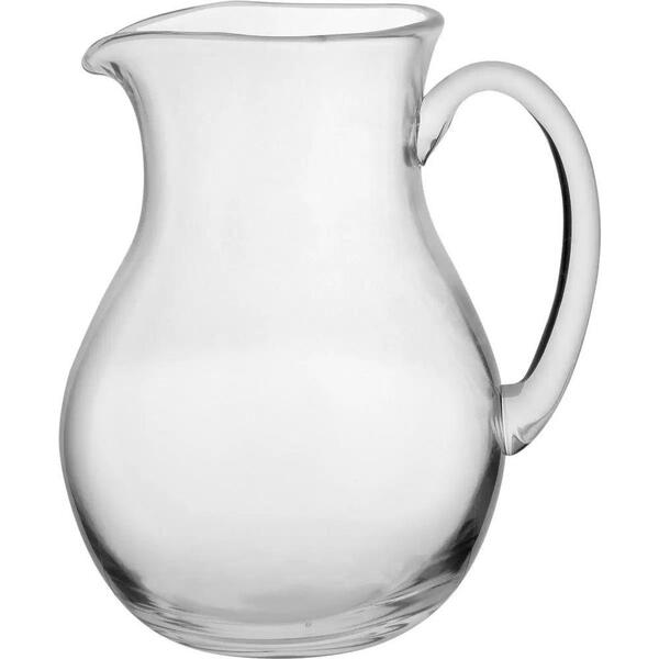 Jarra De Vidro Elegante Para Cozinha Com Alça Luxo 2,5 Lts