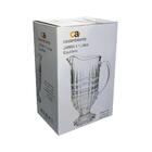 Jarra De Vidro Equilíbrio Transparente 1,1l - Casambiente Jav