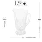 Jarra De Vidro Sodo-calcico Roberta 1 25l Lyor