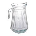 Jarra De Vidro Transparente Risk Graffiato 1,2 Litros - Hausk