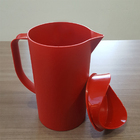 Jarra Em Plástico Com Tampa Coza Casual 2 Litros Vermelho Bold
