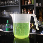 Jarra Graduada Sem Tampa 1 Litro Em Plástico Transparente