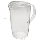Jarra Luna Vitra Para Suco Água 2l Jarra Com Tampa Acrílico N