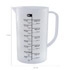 Jarra Medidora De Plástico 1 Litro Cozinha Copo De Medidas