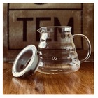 Jarra Para Café De Vidro Borossilicato Com Tampa 600ml