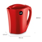 Jarra Plástica Gold 1,5 Litros Vermelha Suco Refresco Uz