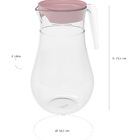 Jarra Redonda Belly 2 Litros Com Tampa Cores Ou Martiplast Ro