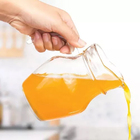 Jarra Vidro 500ml Restaurante Buffet Suco Agua Transparente