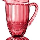 Jarra Vidro Agua Suco Vermelha Laço 1,2 Litros - Mimo Style