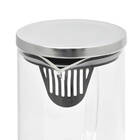 Jarra Vidro Borossilicato Com Tampa Capacidade De 1,3l