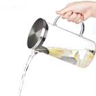 Jarra Vidro Borossilicato Com Tampa Capacidade De 1,3l