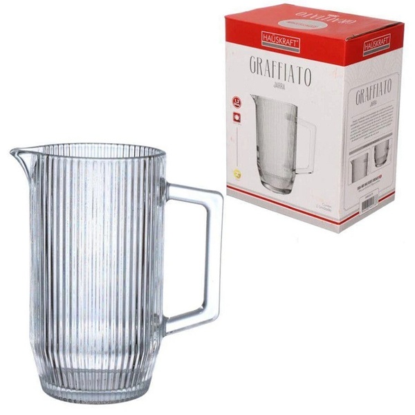 Jarra Vidro Graffiato 1 2 L Transparente - Haüskraft