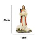 Jesus Bom Pastor Boneco De Resina Santo Decorativo