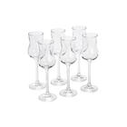 Jg 6 Taças De Cristal Bohemia  P/grappa Gastro/colibri 115ml