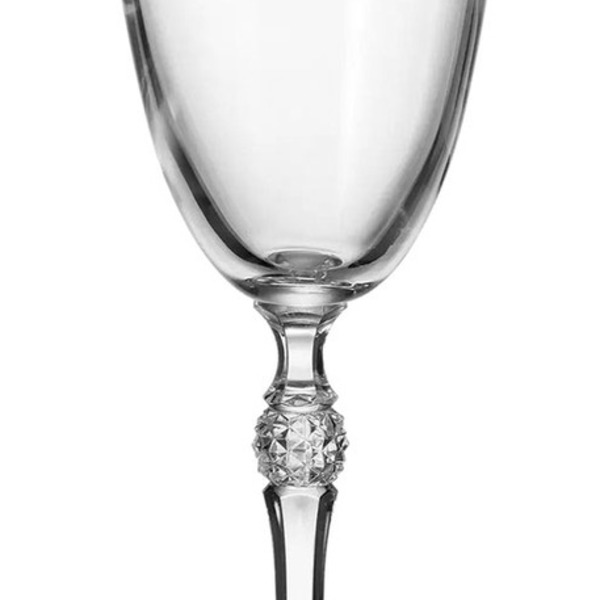 Jg 6pç Taças Água Bohemia Parus Cristal 350ml 23x9x9cm Transp