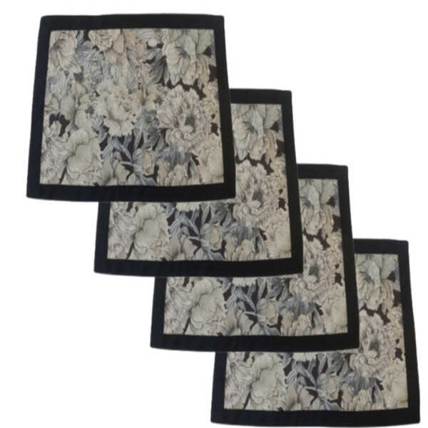 Jg Americano 4pcs Df 44x33 C/ Barra  Pomezia Chumbo/linia Pre