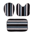 Jg Banheiro Onix Pop 3pç - Preto