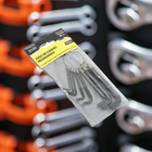 Jg Chaves Allen Hexagonais 8 Peças C/ Argola De Chaveiro