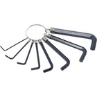 Jg Chaves Allen Hexagonais 8 Peças C/ Argola De Chaveiro