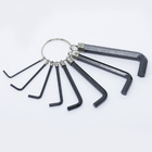 Jg Chaves Allen Hexagonais 8 Peças C/ Argola De Chaveiro