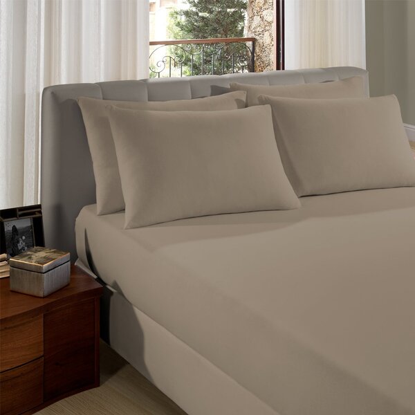 Jg De Cama 3 Pçs Casal Liso Sulbrasil Premium 100% Algodão Ma